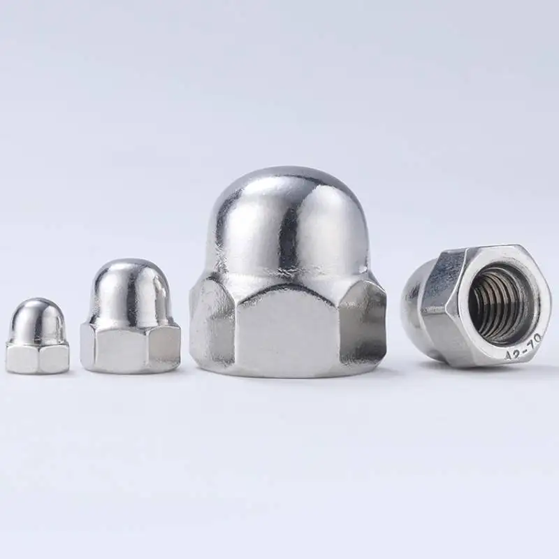 Aexit M5 X 0.8mm Tappo Filetto Femmina Ghianda Per Dadi Esagonali Chiusura Argento Tono 8 Pz ID: 572522 - Foto 9