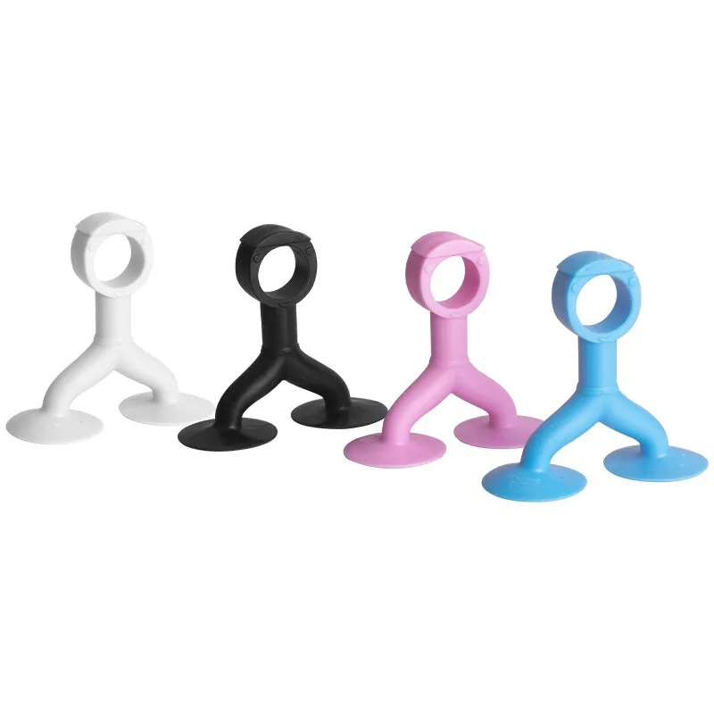 음소거 문짝 스토퍼 부드러운 실리콘 벽 보호대, 강력한 이중 흡입 컵, 문짝 핸들 범퍼, 숨겨진 문짝 홀더 상단 