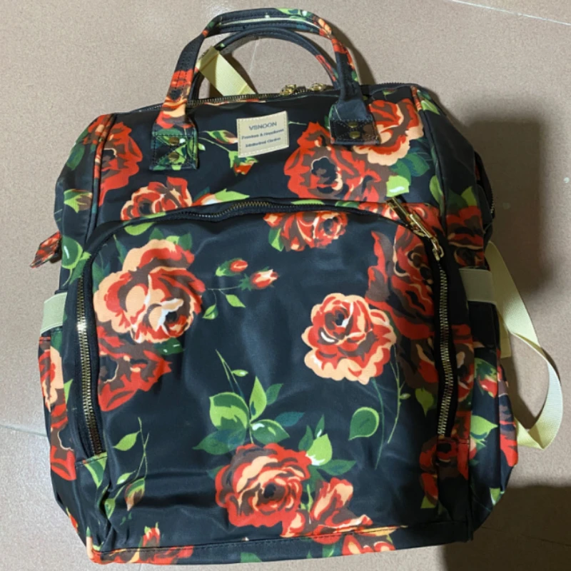 New Mummy Maternity Bag For Baby Fashion Large Capacity Printed Mommy Bag Multifunction Diaper Bags For Mom Activity Diaper Bags 6