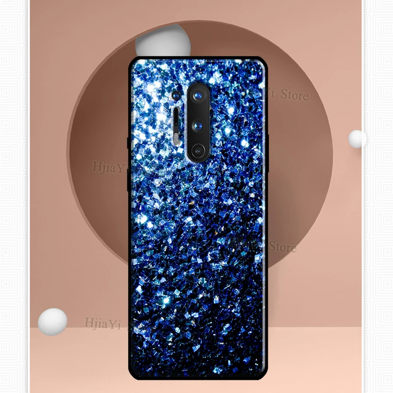 Aqua Blue Rainbow GLITTER SPARKLES Phone Case For Realme Pro