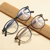New Retro Progressive Multifocal Round Reading Glasses Far and Near Dual-purpose Presbyopia Glasses Anti Blue Light Eyewear 2