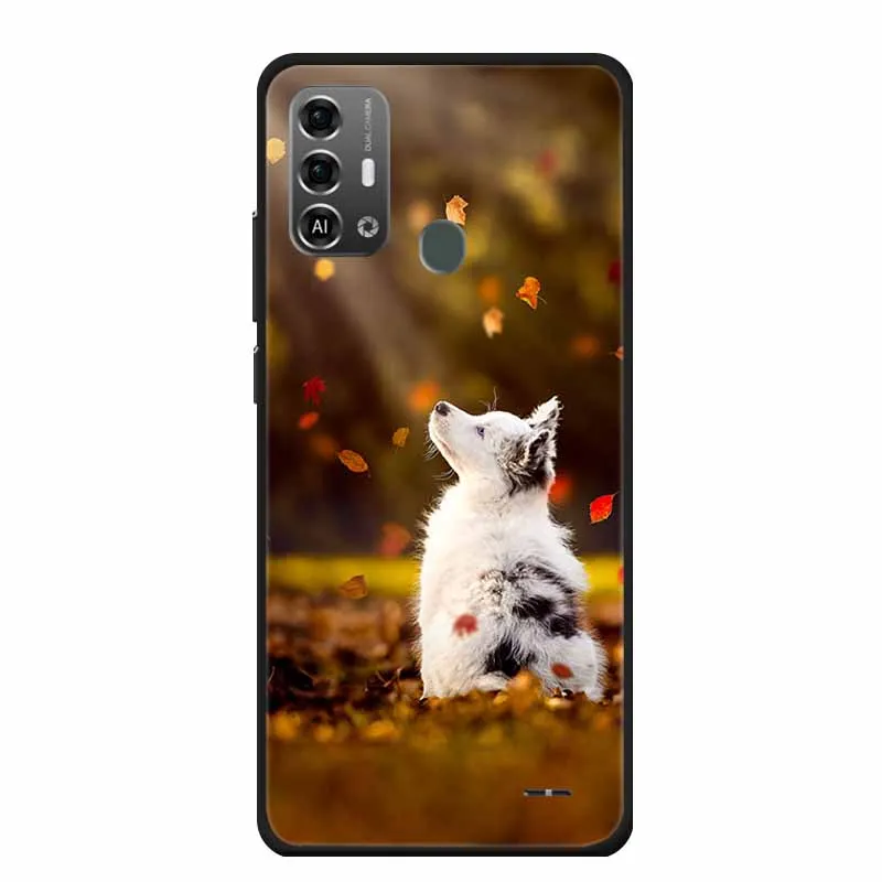 Lovely Soft TPU Painted Cat Silicone Cover - Protective Phone Case Accessory