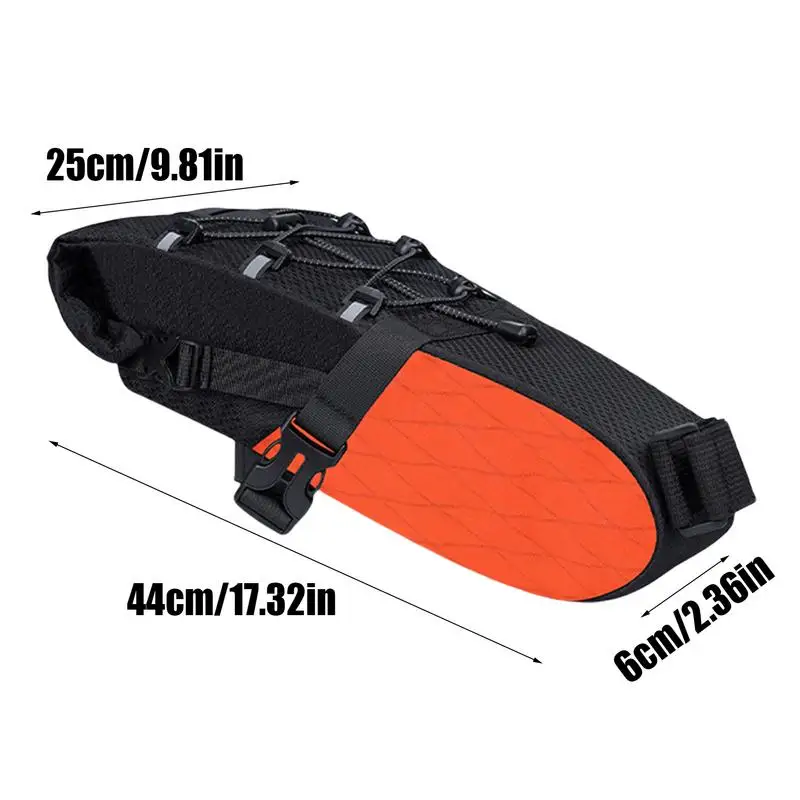 Bicycles Saddle Bag Under Seat 5.8L Saddle Pouch Bike Portable Rear Bags Weather Resistant Cycling Equipment Panniers