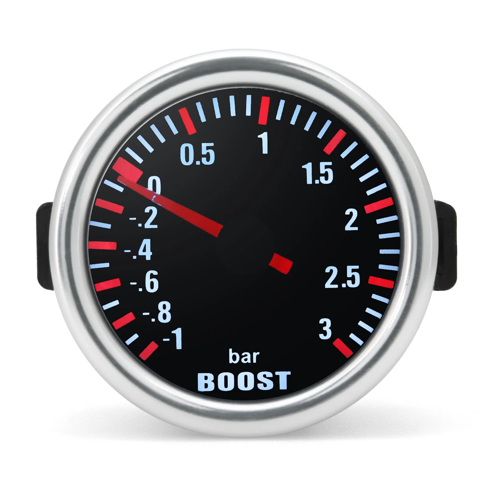 2'' 52mm Universal Car Gauge 3 Bar Boost Gauge Mechanical Boost Meter With LED B