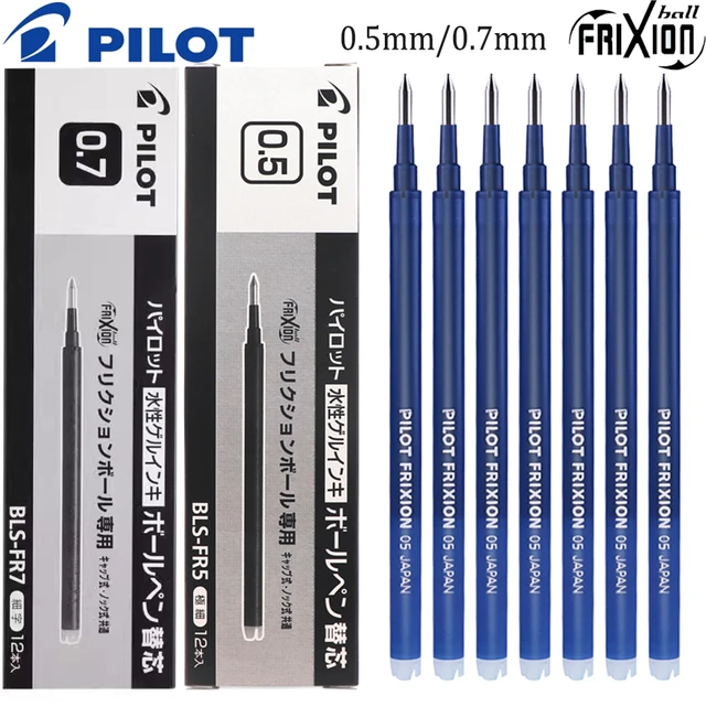 Erasable Pen Refills Pilot Erasable Frixion Gel Pen Roller Ball Pen Refill  0.5mm 0.7mm BLS-FR5 BLS-FR7 - AliExpress