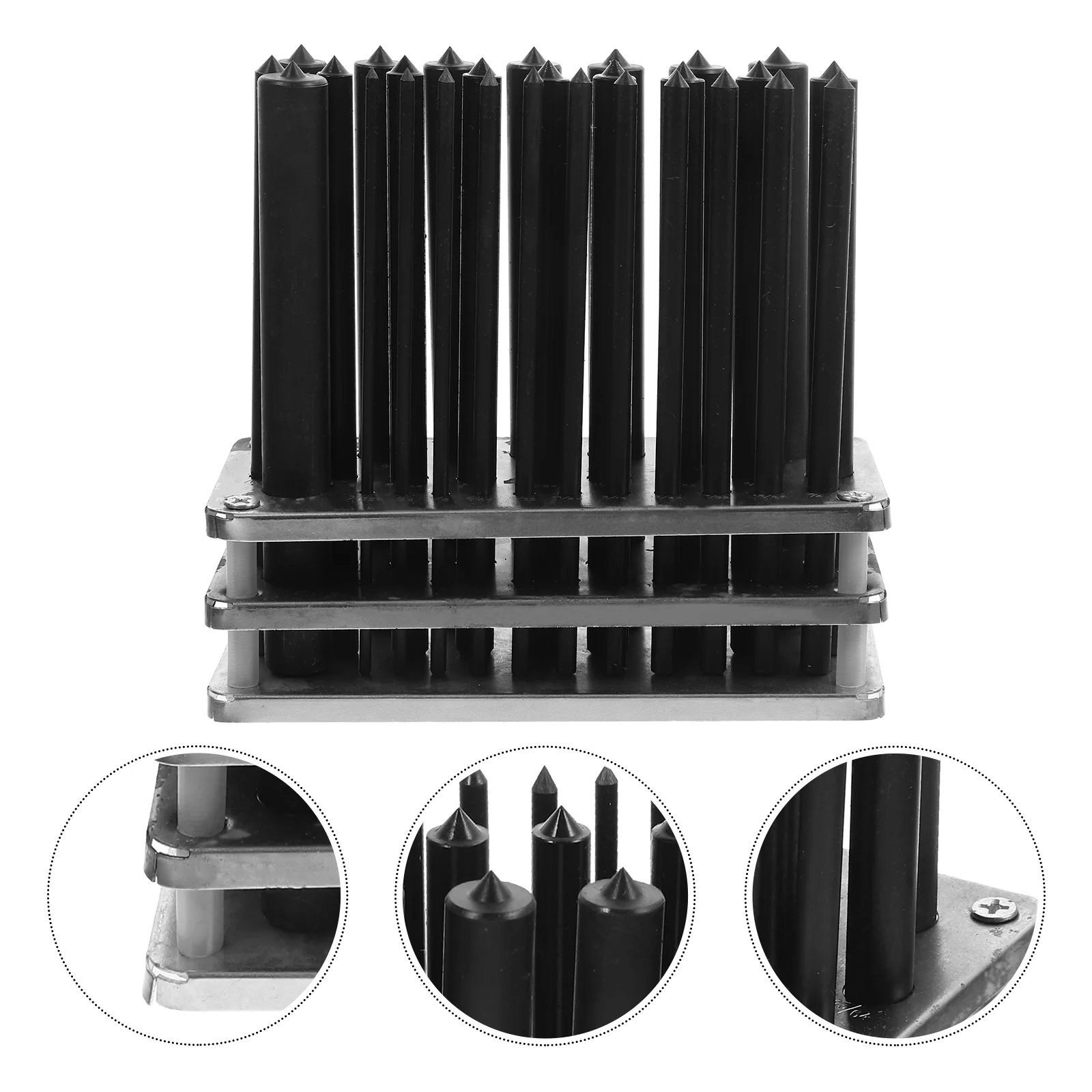 SEDY 9 Pieces Roll Pin Punch Set, Removing Repair Tool with Holder for Automotive, Watch Repair,Jewelry and Craft