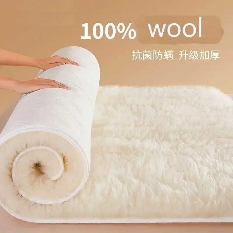 Warm wool blanket mattress 3 seconds quick heat padded portable mattress for baby bed tents camping journey portable baby bed