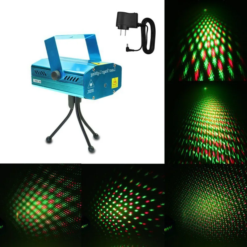 Led Rosso E Verde Laser Stage Light Mini Laser Light Multi-Specifica Plug Stage Lighting Effect Dj Christmas Party