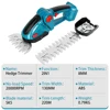 2 IN 1 20000RPM Cordless Electric Hedge Trimmer 21V Handheld Rechargeable Household Shrub Weeding Pruning Lawn Mower Garden Tool 5