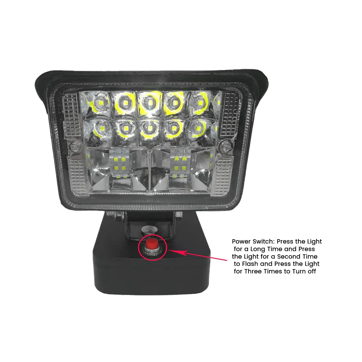 고성능 LED 조명 작업등 어댑터용 도구 변환기, RIDGID AEG 18V 리튬 배터리 변환