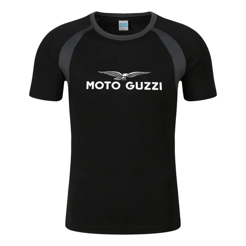 

Moto Guzzi 90 Motorcycle 2023 New Summer Sell Well Casual Eight-Color Breathable Round Neck Simplicity Short Sleeve Streetwear