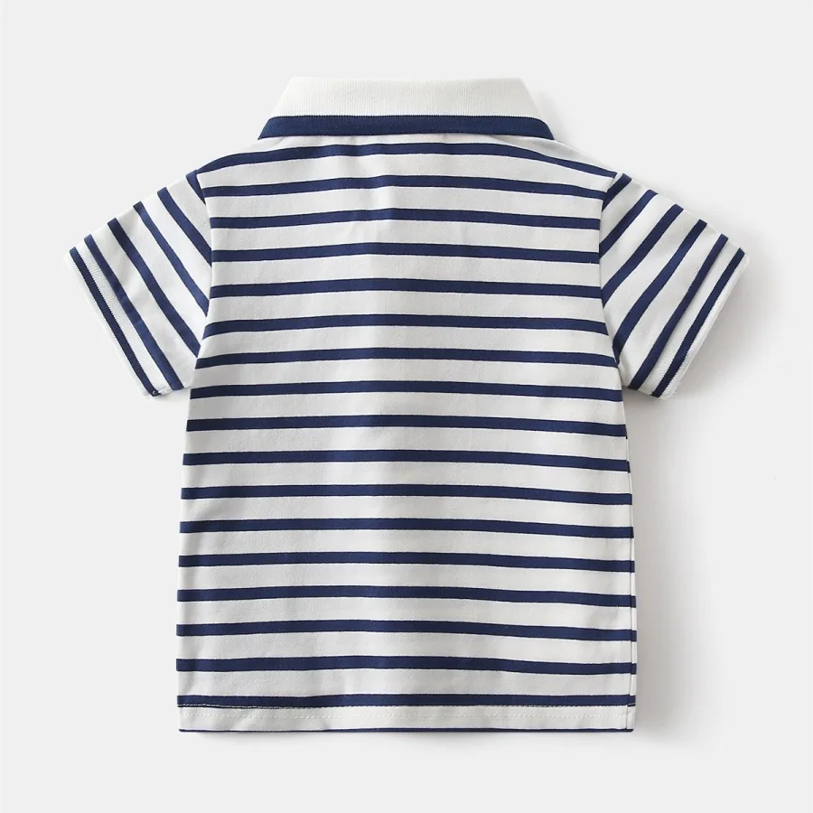 56058-05fb33.jpg Boys Clothing Embroidered Polo Shirt Casual Cotton Summer Top
