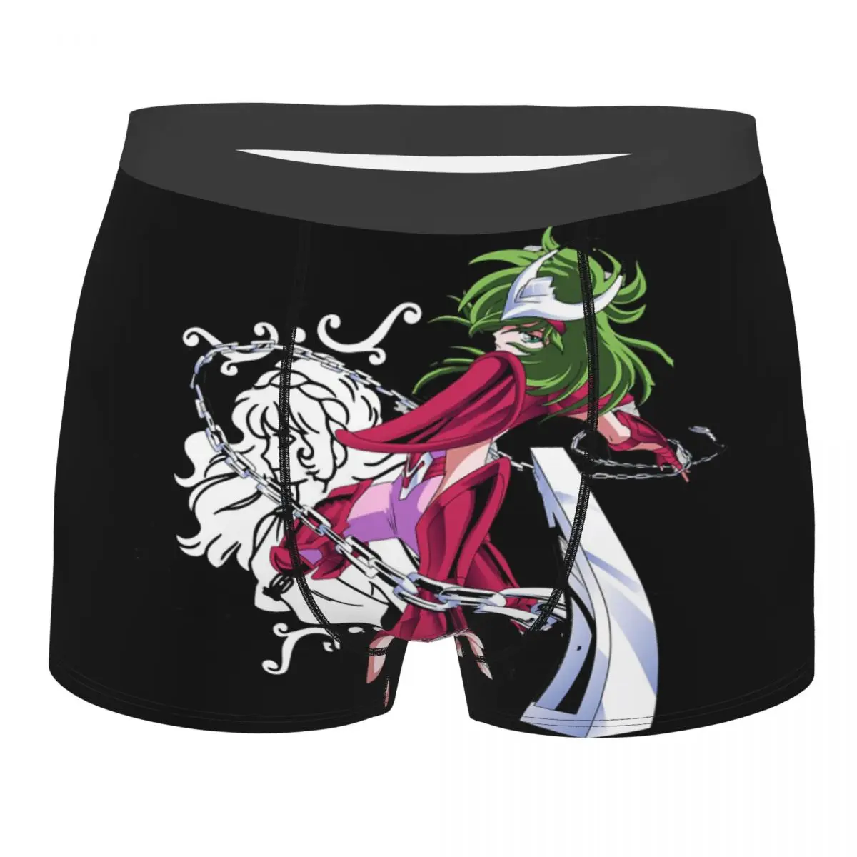 

Andromeda Man's Boxer Briefs Saint Seiya Breathable Creative Underwear High Quality Print Shorts Birthday Gifts