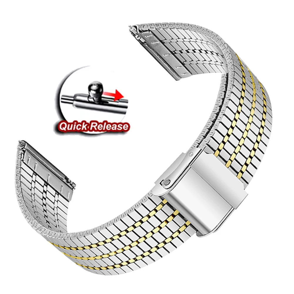 Elegant Milanese Mesh Stainless Steel Watchband – Premium Metal Bracelet Strap, 20mm/22mm
