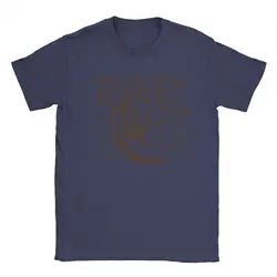 Vintage Bull Shifter Men's Cotton Graphic T - Shirt - Short Sleeve O - Neck Summer Tee - S (Navy Blue)