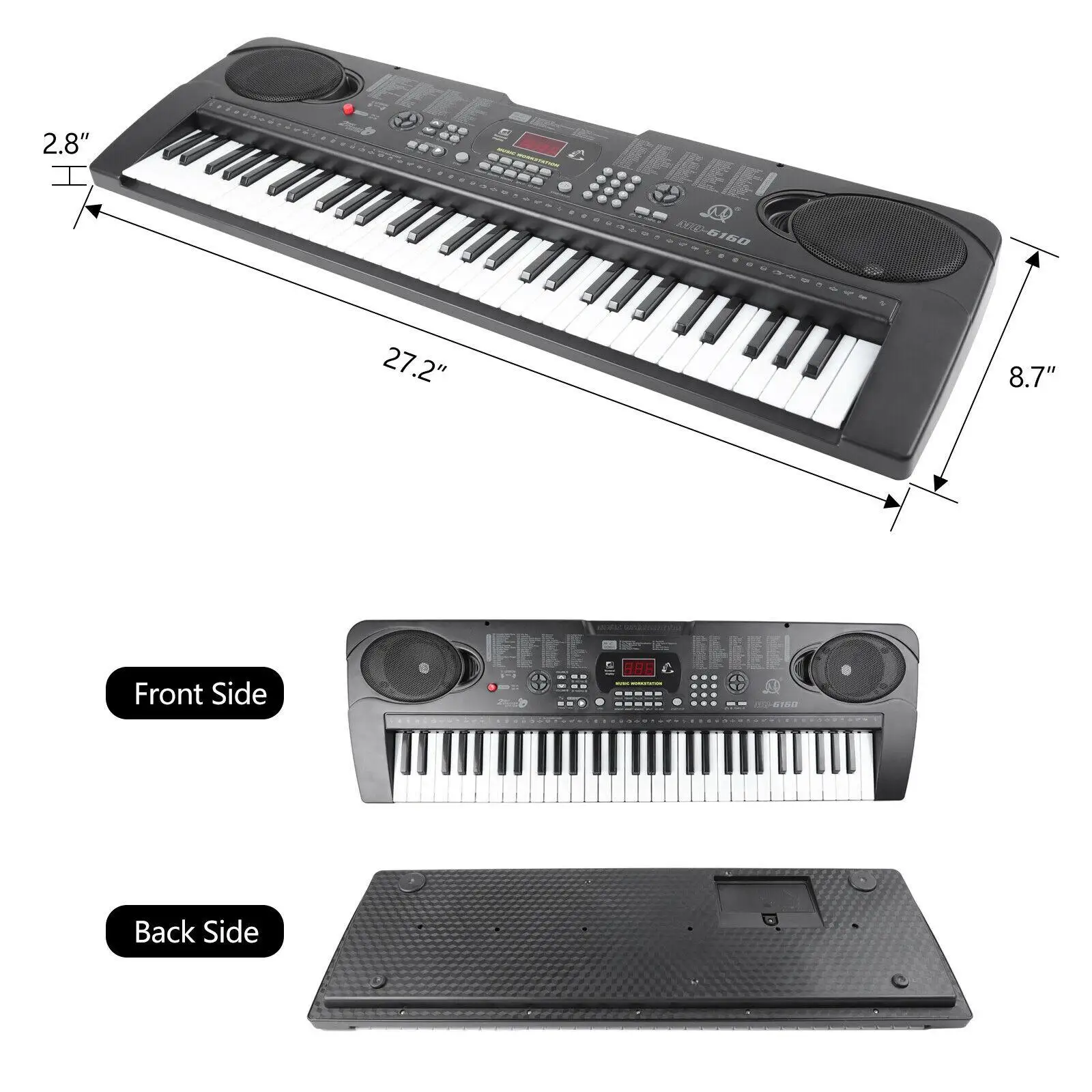 6 Piano Keyboard Compact Organ Music Keyboard Gifts for Beginners
