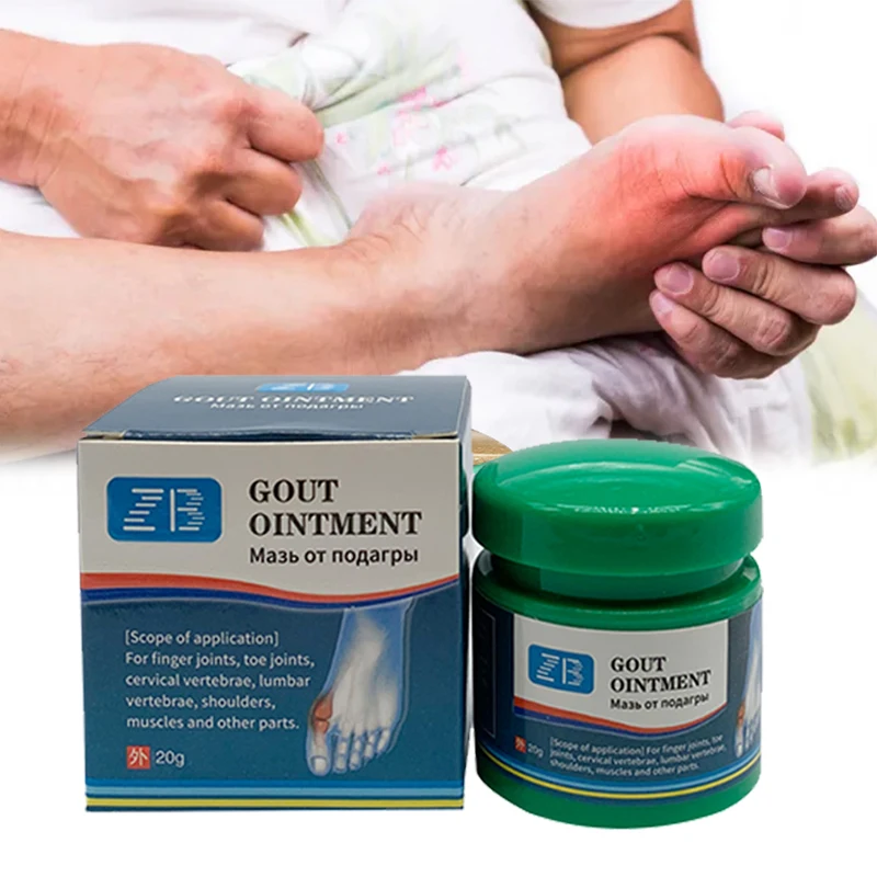 Bunion Gout Pain Relief Ointment Uric Acid Toe Joint Crystal Removal Valgus Corrector Cream Hallux Knee Lumbar Treatment