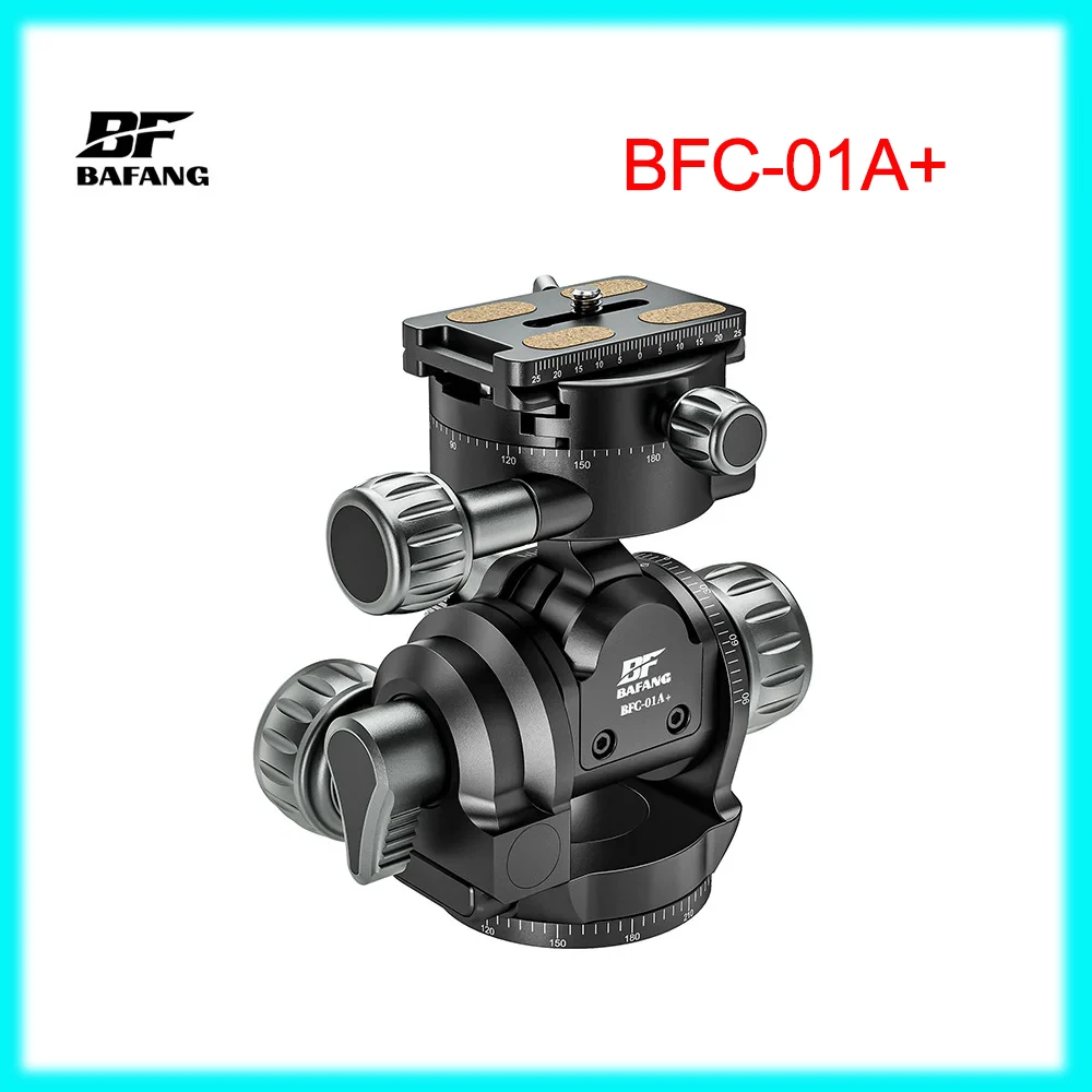 Tripod Ball Head BAFANG BFC-01A+ Panoramic CNC Metal Camera Tripod Geared Head for Monopod DSLR Camcorder