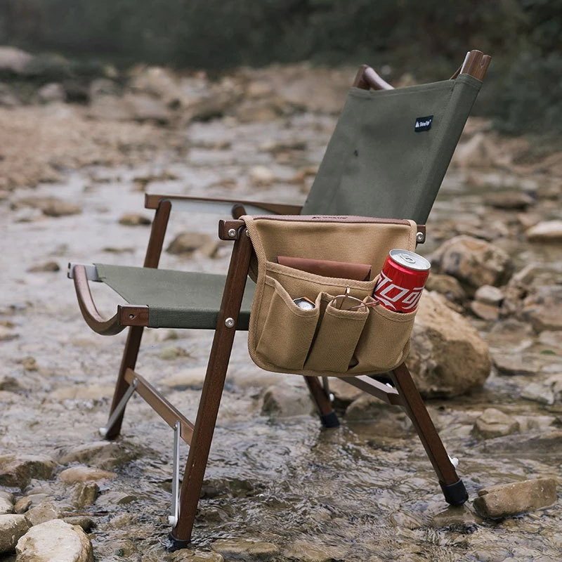 

Camping Chair Armrest Storage Bag Canvas Folding Chair Organizer Side Pocket Pouch Bag for Camping Picnic Fishing