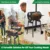Barrel Charcoal Grill with Side Table and Wheels for Outdoor Cooking in Garden Patio Backyard and Party Use Durable Smoker Gril 4