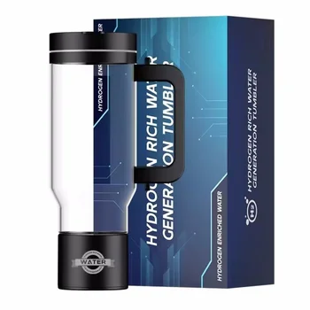 ขวดน้ำไฮโดรเจนสำหรับใช้ในครัวเรือนขนาดใหญ่ 1 ลิตร ความเข้มข้นสูง ใช้กระบวนการอิเล็กโทรไลซิส SPE สามารถแยกคลอรีนและโอโซนที่ตกค้างได้ 1