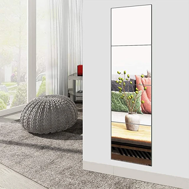 반짝이는 집을 위한 DIY: 접착식 아크릴 거울 스티커