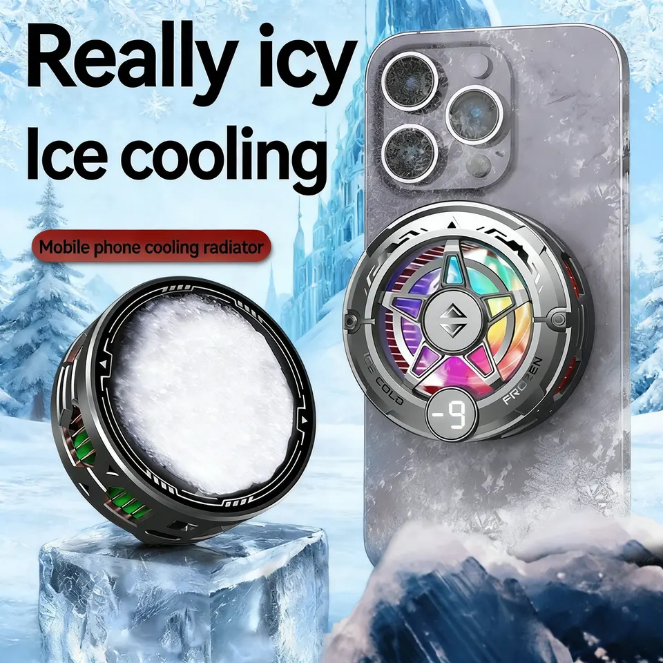 Sazao Telefoonradiator, eenvoudig te dragen, snelle koeling, geluidsarm, ABS-telefoonclip Sazao Telefoonradiator, eenvoudig te dragen, snelle koeling, geluidsarm, ABS-telefoonclip