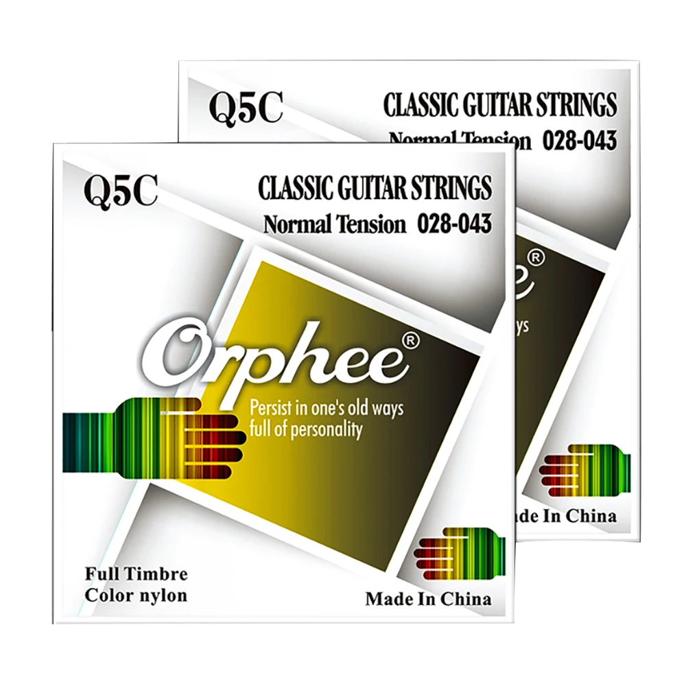 

Струны Orphee Q5C для классической гитары, черная нейлоновая проволочная струна из чистой меди, аксессуары и запчасти для выступлений на гитаре