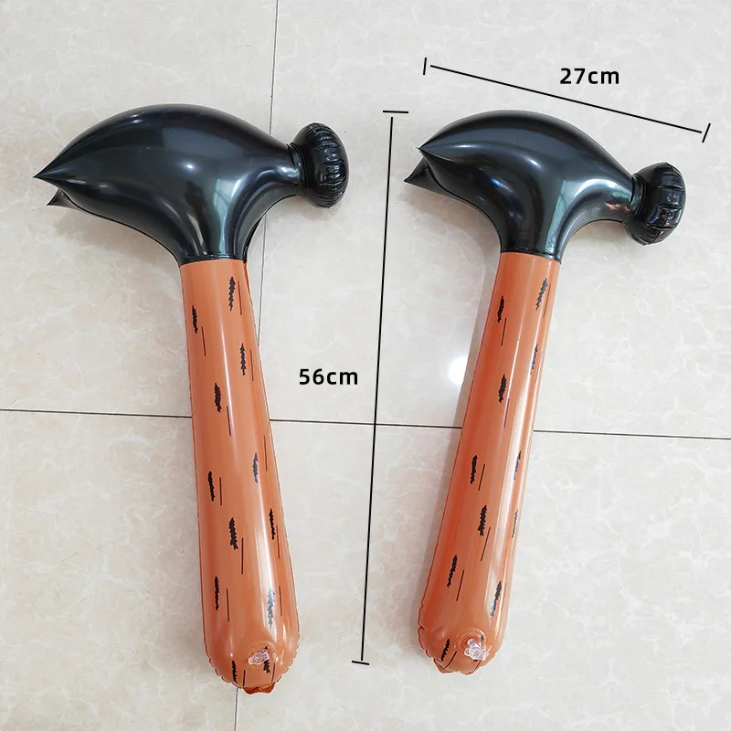 Inflatable Toy Kids Toy Inflatable Hammer Mace Pvc Inflatable Toy Hammer Wood Grain Baseball Bat