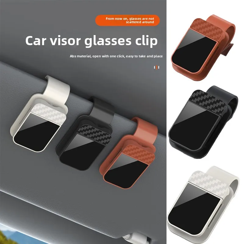 Clip per occhiali da sole per auto, portaocchiali da sole, portaocchiali, clip porta biglietti e carte per auto, accessorio per interni auto - Image 5