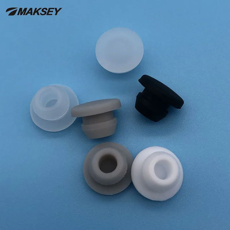 2.5 to 50.6mm Silicon T Plug Soft Rubber Seal Stopper Circle End Cap Sealing Plug Ring Gasket Grommet 32/34/36/38/40/42mm