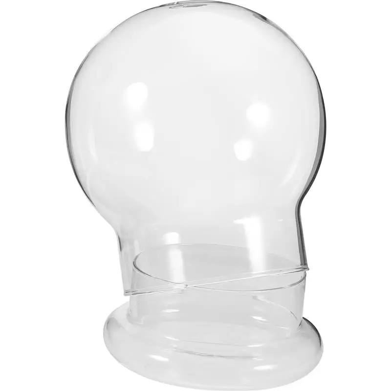 Glass Decorative Micro Landscaping Container Ecological Bottle Dome Cover with Base Terrariums for Plants Landscape Succulent 2