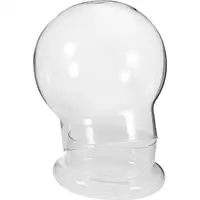 Glass Decorative Micro Landscaping Container Ecological Bottle Dome Cover with Base Terrariums for Plants Landscape Succulent 2