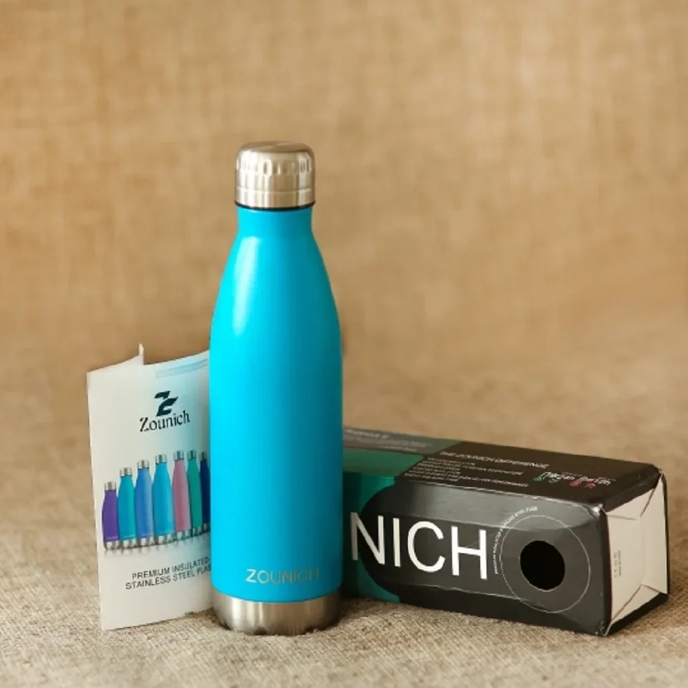 Double Wall Stainles Steel Water Bottle Thermos Insulated Vacuum Flask ZOUNICH Gym Sport Shaker Bottle Portable Thermoses water bottle stainless steel thermos bottle thermal water bottle stainless steel water bottle stainless steel thermal container