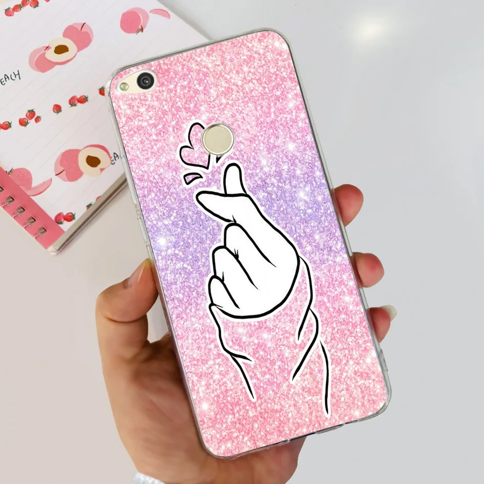 Floral Love Heart Soft Silicone Clear Phone Case