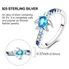 88874-8c88e6.jpg Bague en argent sterling 925 véritable, forme de cœur, trèfle, bijoux pour femmes, cadeau d'anniversaire, de fiançailles