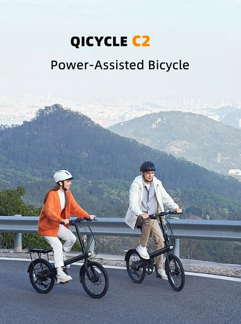 Xiaomi QiCYCLE C2 City cycle, Connected, Pedal assistance, Up to 65km, 8  speeds, LED screen, Basket