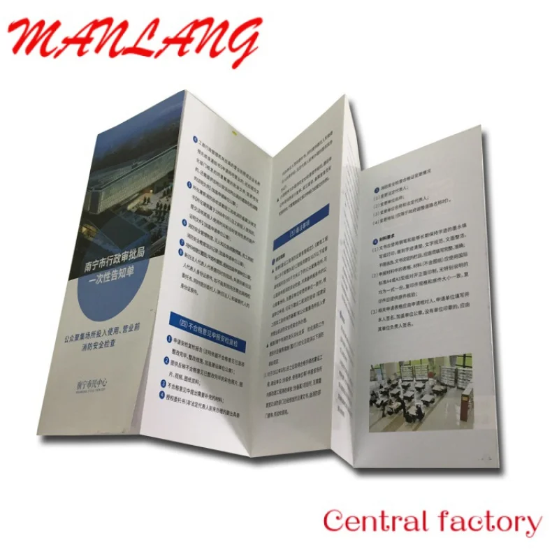 Custom  Cheap price custom printing color catalog promotion flyer folded leaflet/poster printing custom custom design promotional advertising folded booklet leaflet art paper poster catalog brochure flyer menu printing serv