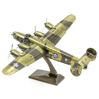 B24 3D Metal Puzzle model kits DIY Laser Cut Puzzles Jigsaw Toy 1