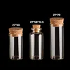 30X 20/30ml Test Tubes Glass bottle With Cork Lids Potion Bottles Glass Jars Glass Spice Jars Glass Wedding Wishing Bottles Jars 2