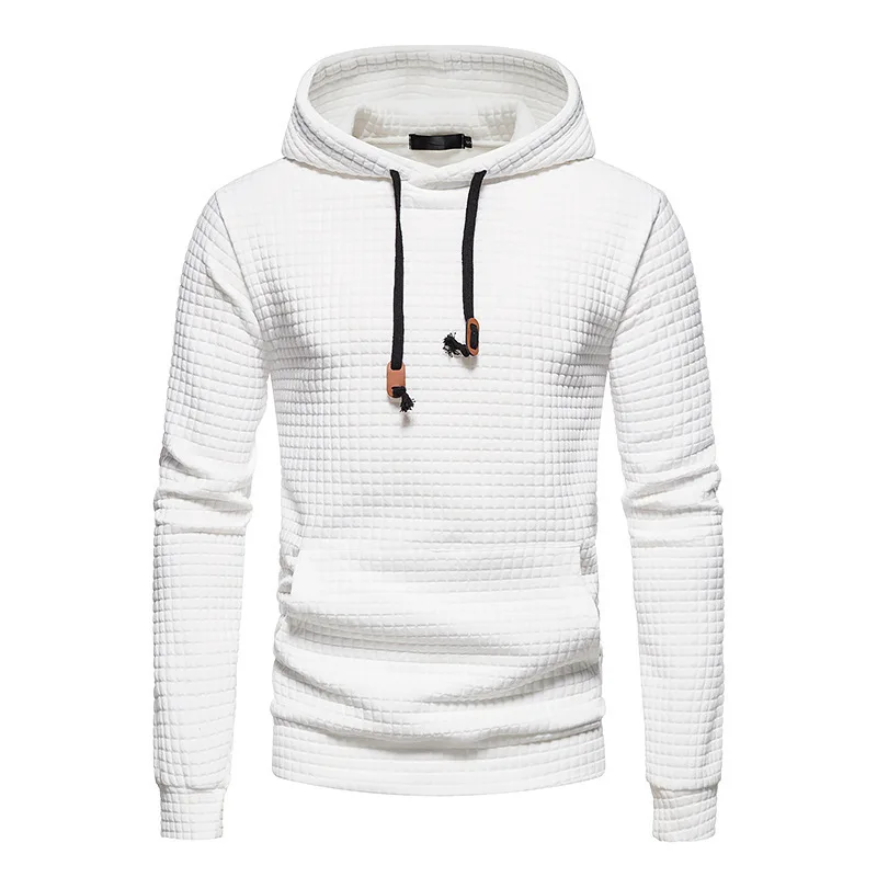 Solid Color Men Hoodies Fleece Warm Mens Sweatshirt Fashion Streetwear Casual Men's Loose Breathable Pullovers Brand Hoody