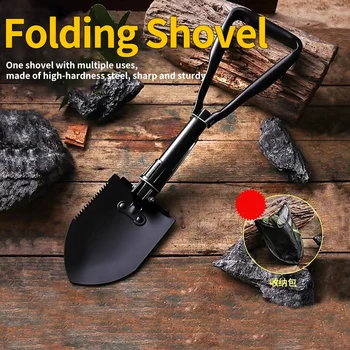 3-in-1 Folding Military Survival Shovel 1