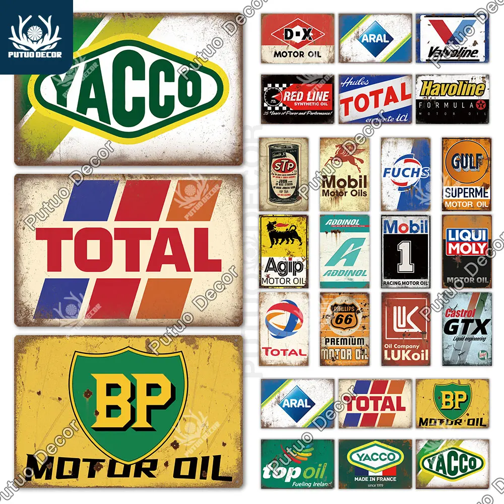 Metal Signs Decorative Plaque for Garage Gas Station Man Cave Club Home Wall Decoration metal wall art metal wall signs metal signs
