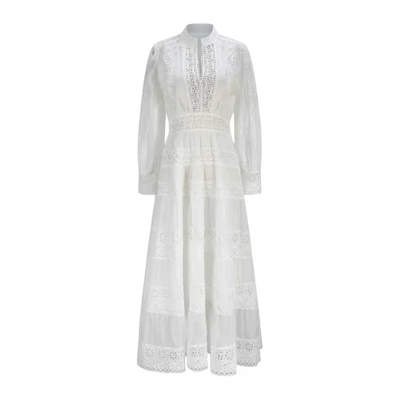 Elegant long dress european style