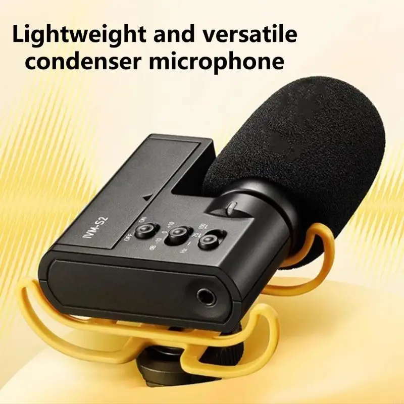 20CE IVM Small Microphone Offers Hifi Sound for Interviews and Video Effective