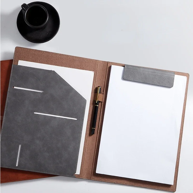 A4 폴더 파일 저장 사무실 티켓 저장 비즈니스 가죽 공식 문서 판매 관리자 폴더 계약서 서명 계약서 