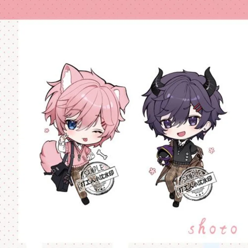 

Anime Keychain Vtuber Shoto Q Version Acrylic Stand Kawaii DK Series Desk Display Ornament Accesorios Goods Collection Cute Gift