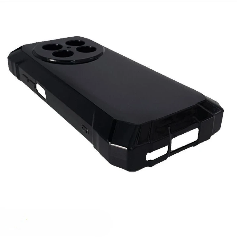 Transparent Black Soft TPU Protective Phone Case - Blackview Rock 2 Series
