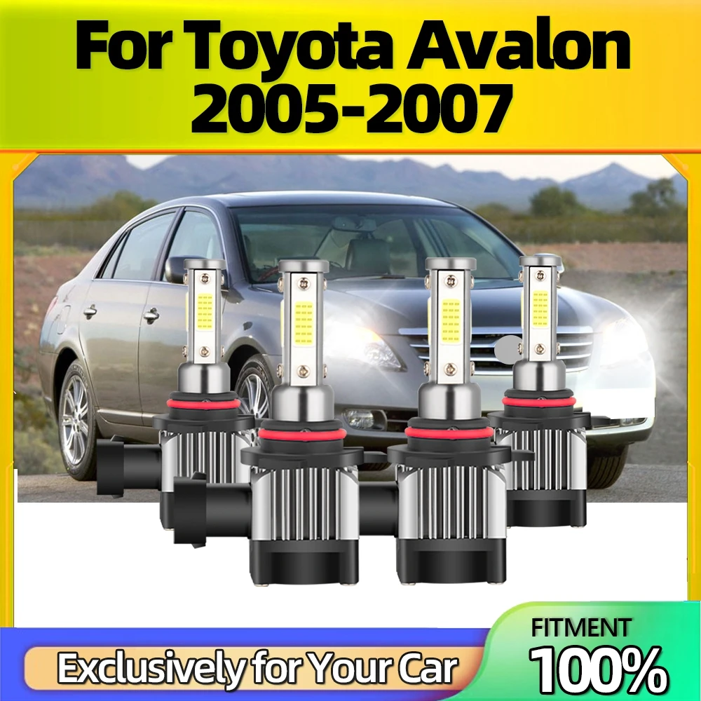 

Led Headlight Bulbs 9006 9005 High Low Ultra-white 6500K Car Lamps 110W 25000LM Plug-N-Play Bulbs For Toyota Avalon 2005-2007
