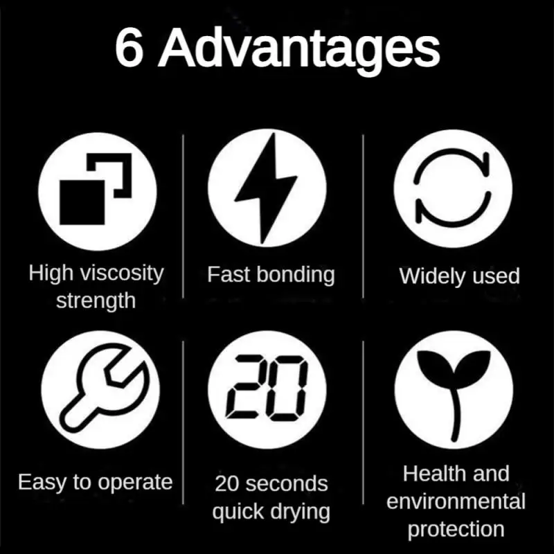Super Glue 20/50g Welding High Strength Oil Universal Plastic Wood Ceramic Metal Soldering Agent